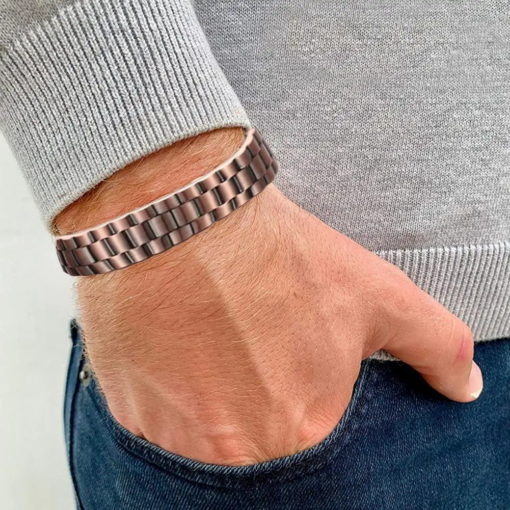 Magnetic Copper Prostate Wrist - Coordinates Bracelet ulasan dan harga