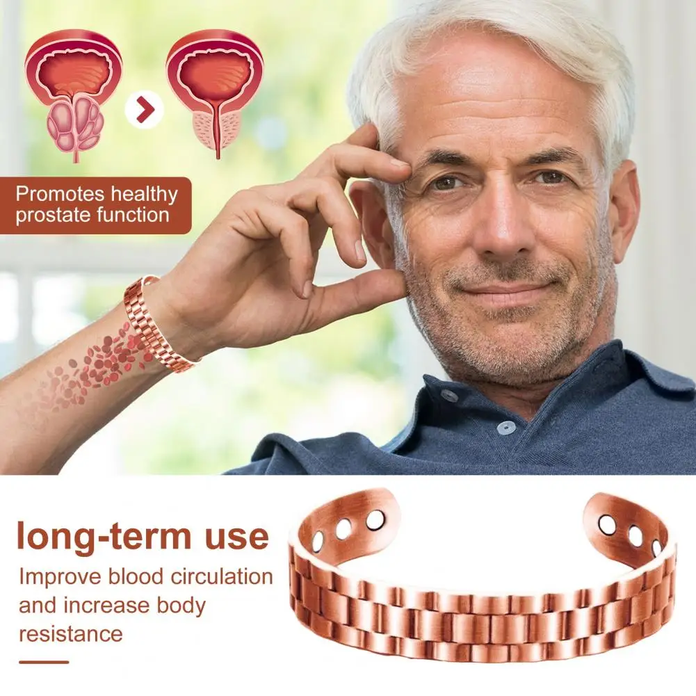 Magnetic Copper Prostate Wrist - Coordinates Bracelet ulasan dan harga