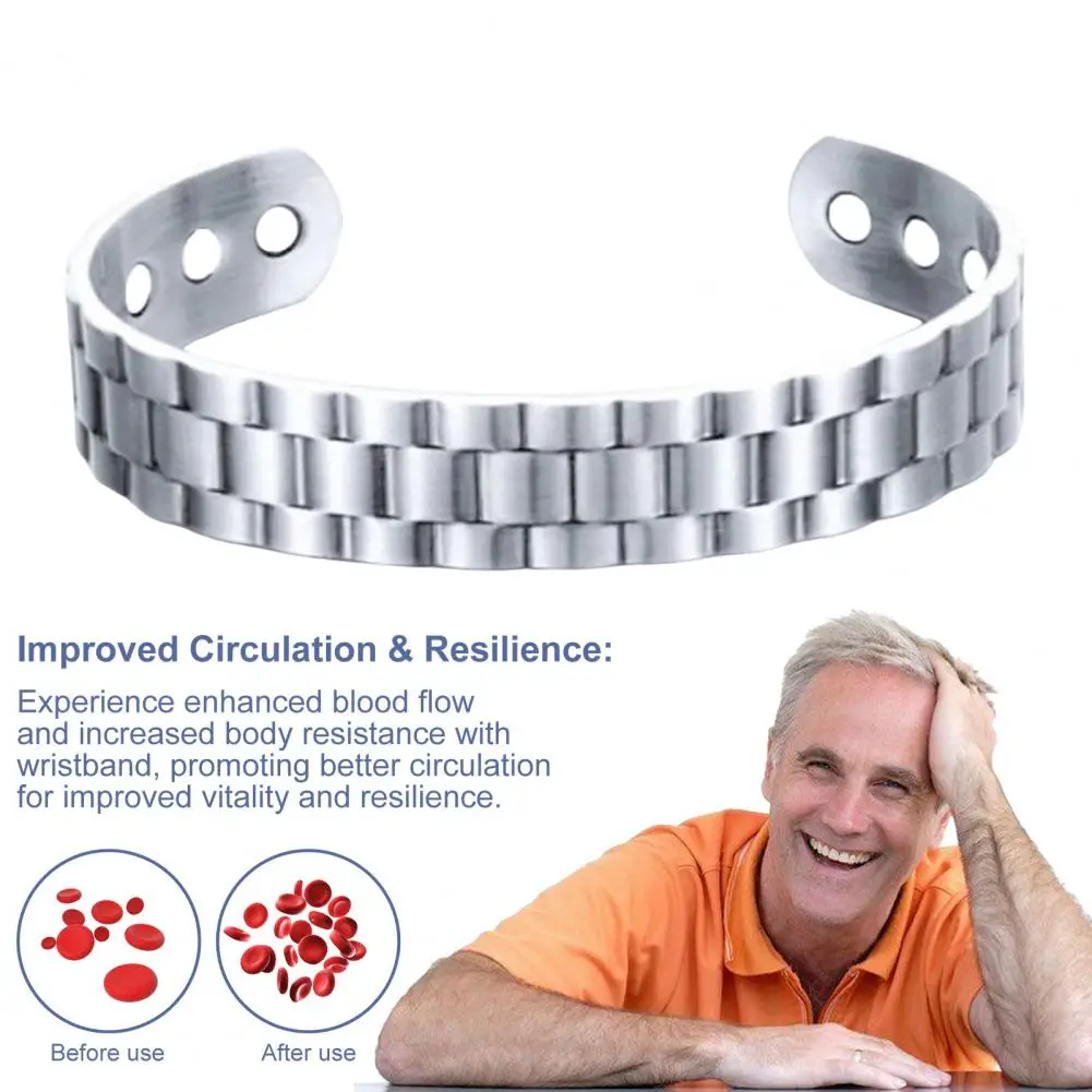 Magnetic Copper Prostate Wrist - Coordinates Bracelet ulasan dan harga