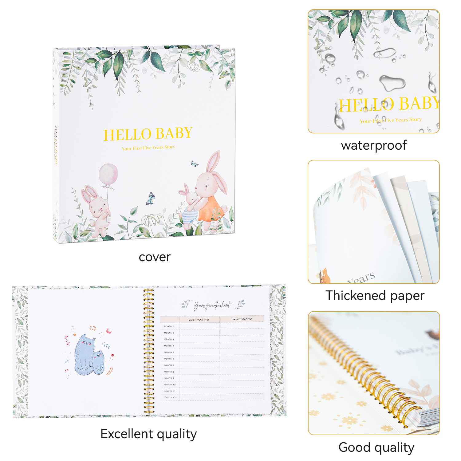 10pcs Handmade Press On Nails  - Pressed Flower Art ulasan dan harga