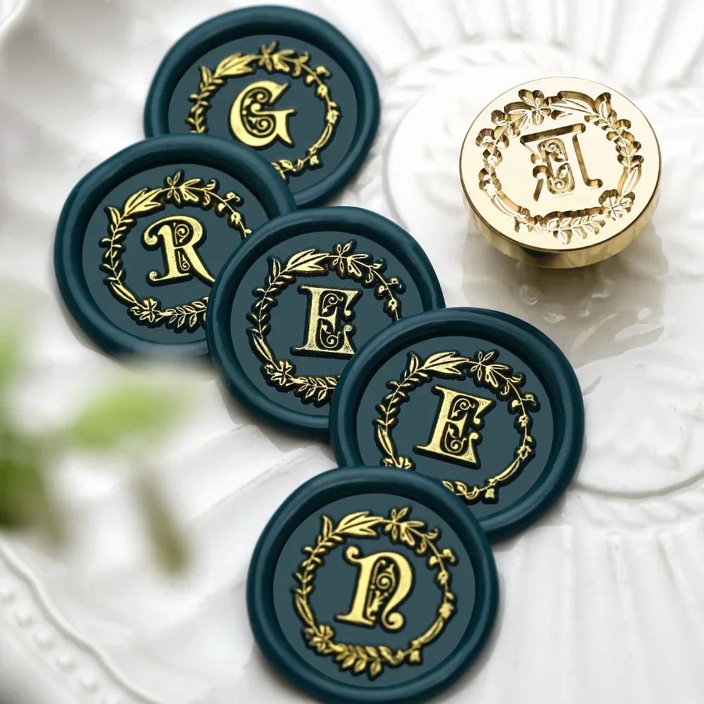 Flower wreath Letter Wax Seal  - Wax Seal Letter Kit ulasan dan harga