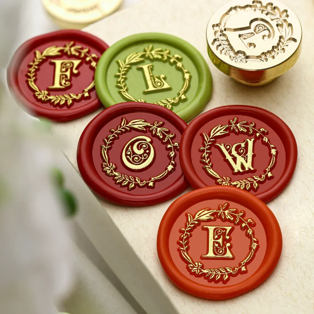 Flower wreath Letter Wax Seal  - Wax Seal Letter Kit ulasan dan harga