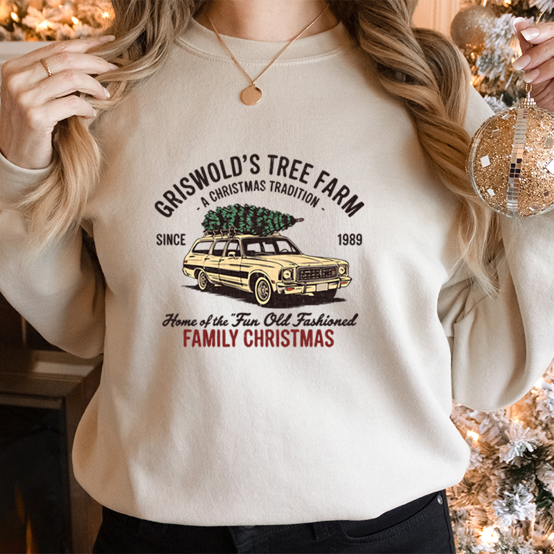 Family Christmas Tree Farm Gra - Family Tree Print ulasan dan harga