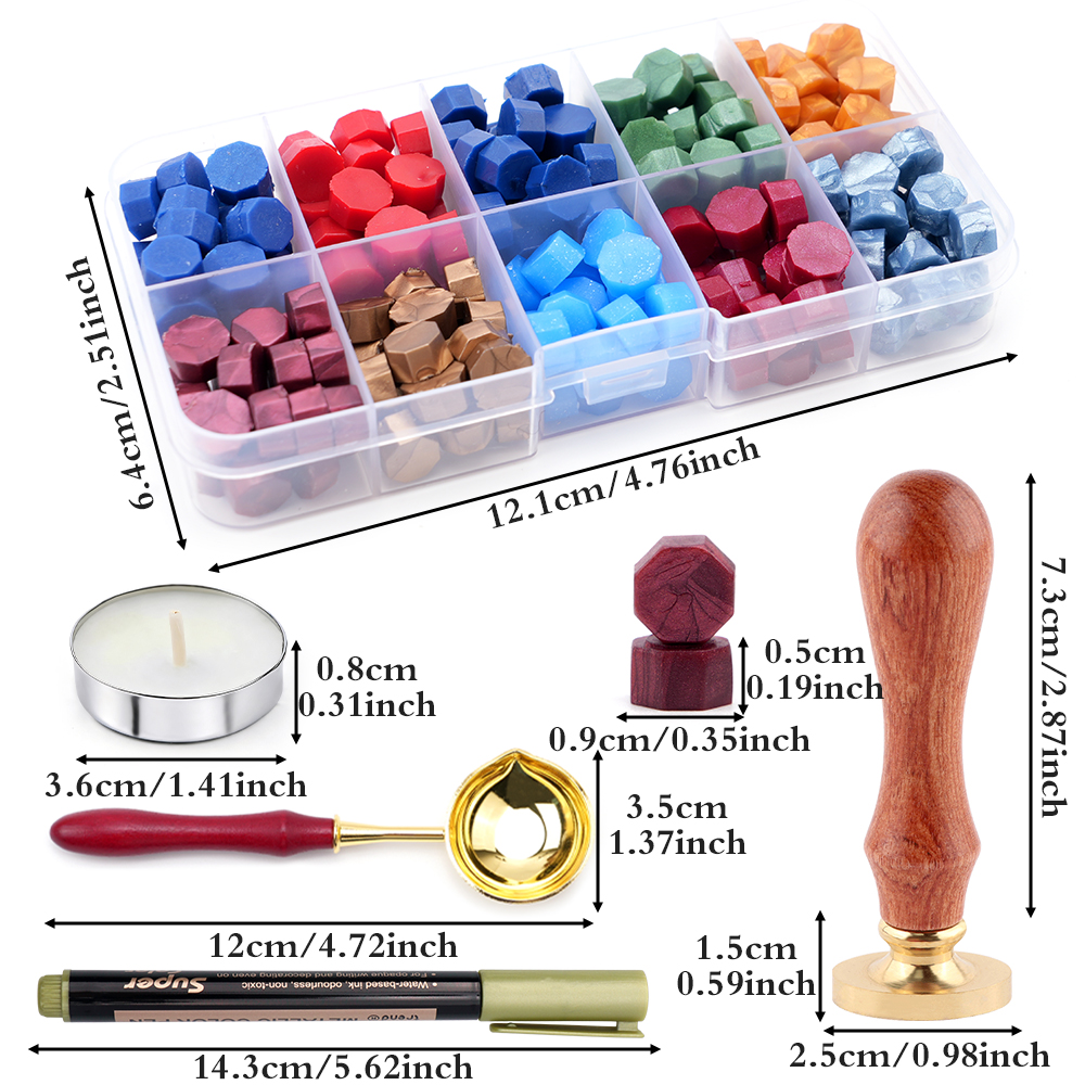 Alphabet Wax Seal Stamp Set -  - Wax Seal Letter Kit ulasan dan harga