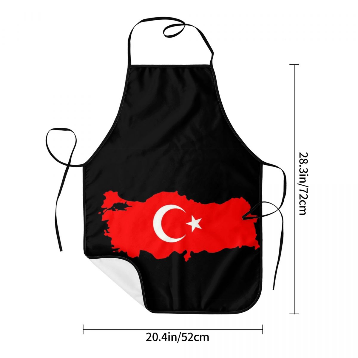 Custom Bib Turkey Flag Map Apr - Custom Star Map ulasan dan harga