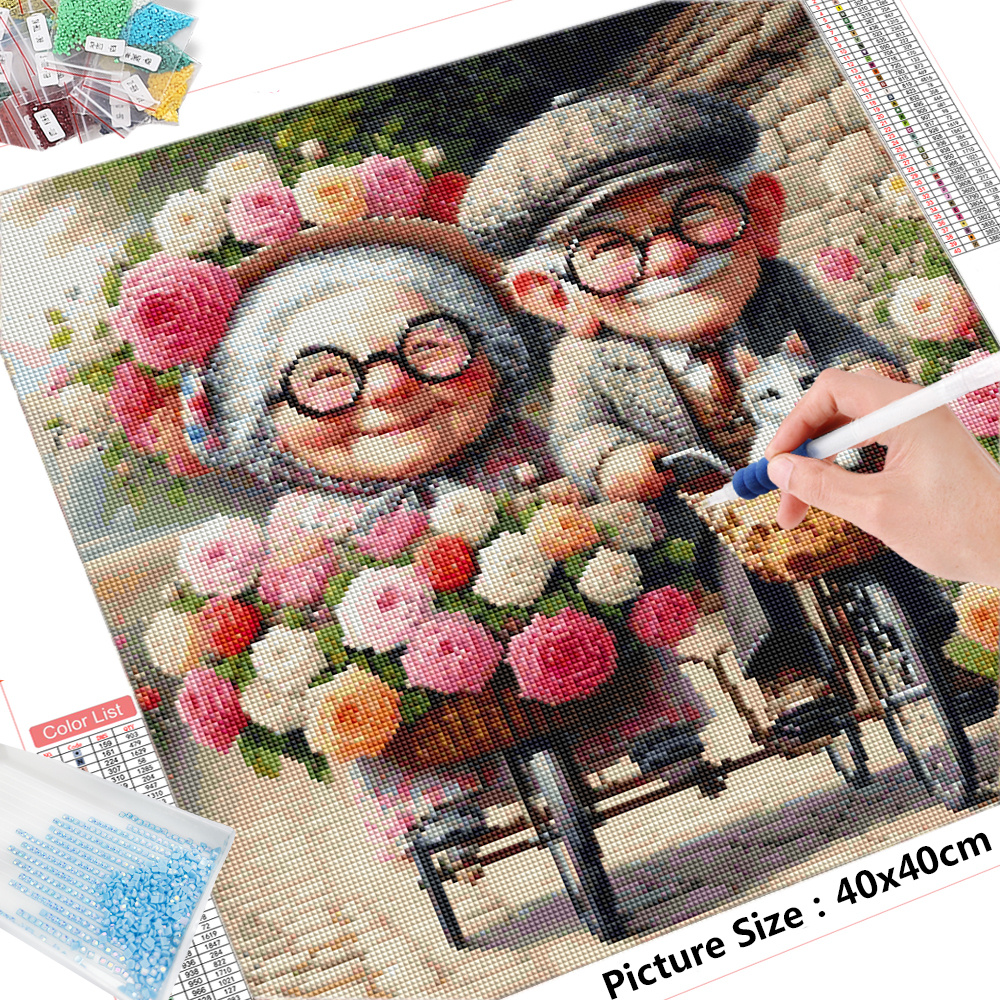 Frameless, Diamond Embroidery  - Photo Mosaic Print ulasan dan harga