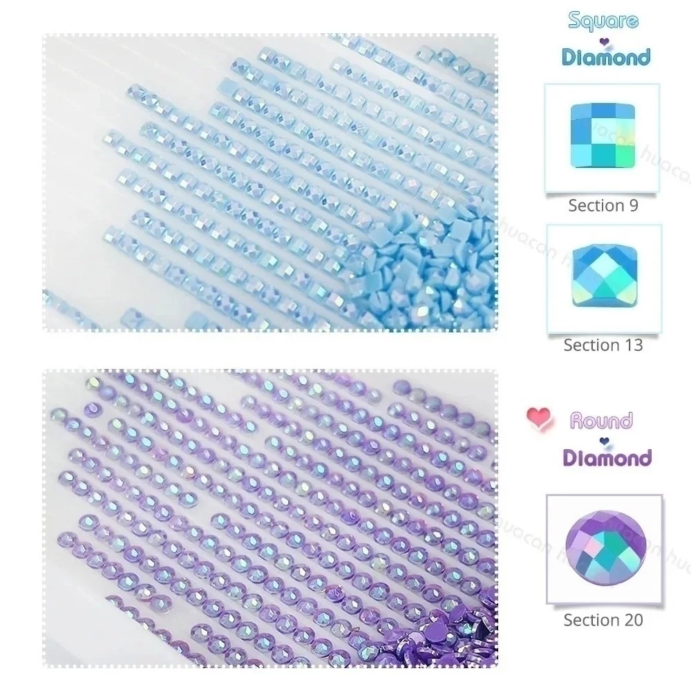 Frameless, Diamond Embroidery  - Photo Mosaic Print ulasan dan harga