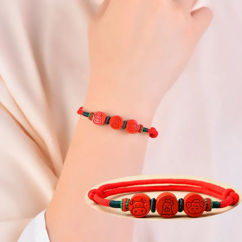 2026 Resolve Tai-sui Cinnabar  - Coordinates Bracelet ulasan dan harga